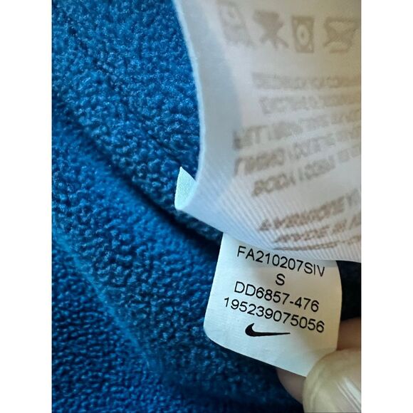 Nike Blue Therma Fit Legacy Hooded Full Zip Jacket Nike DD6857-476 Men's Small - Picture 6 of 8